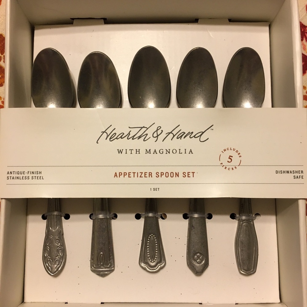 2 Hearth & Hand with Magnolia Appetizer Spoon Sets